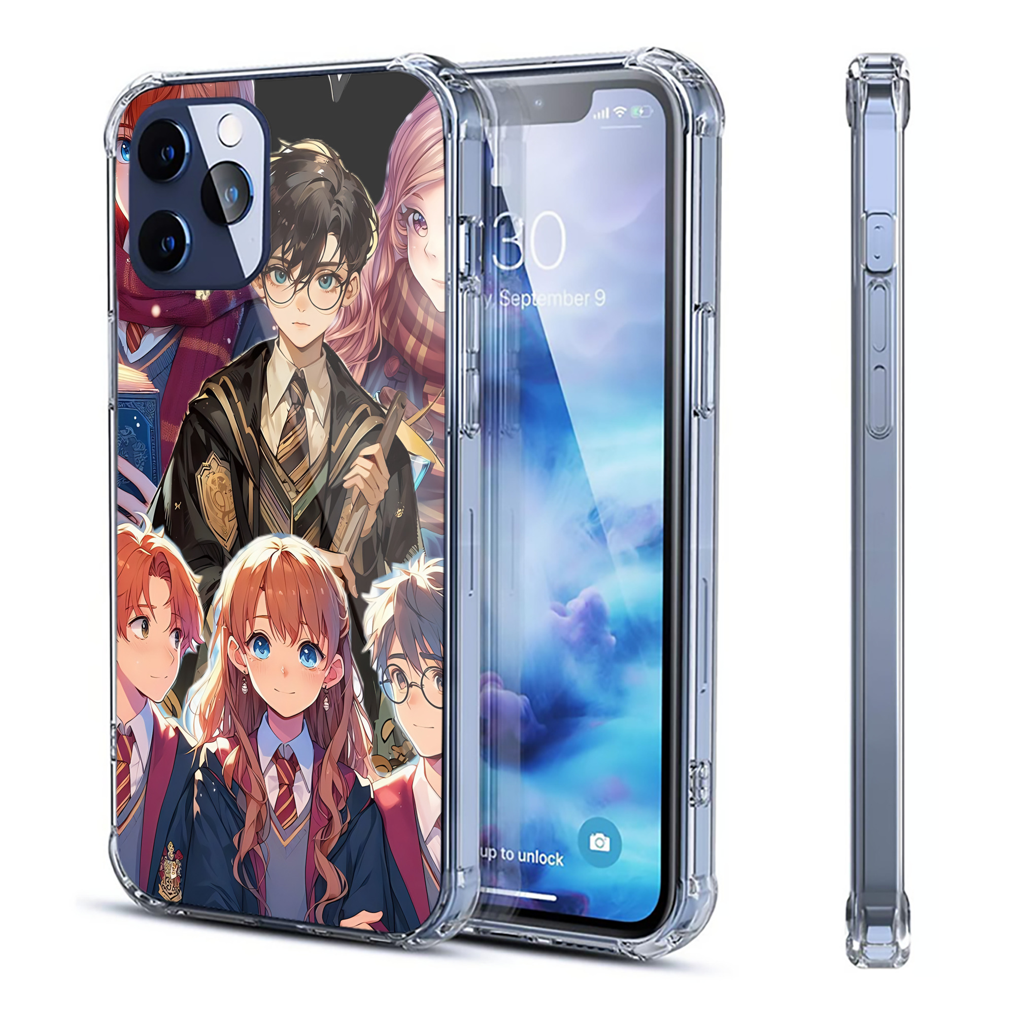 （画像用） Harry Potter ハリー・ポッターシリーズ 【iPhone 12シリーズ対応】透明スマホケース（クリアソフトケース）